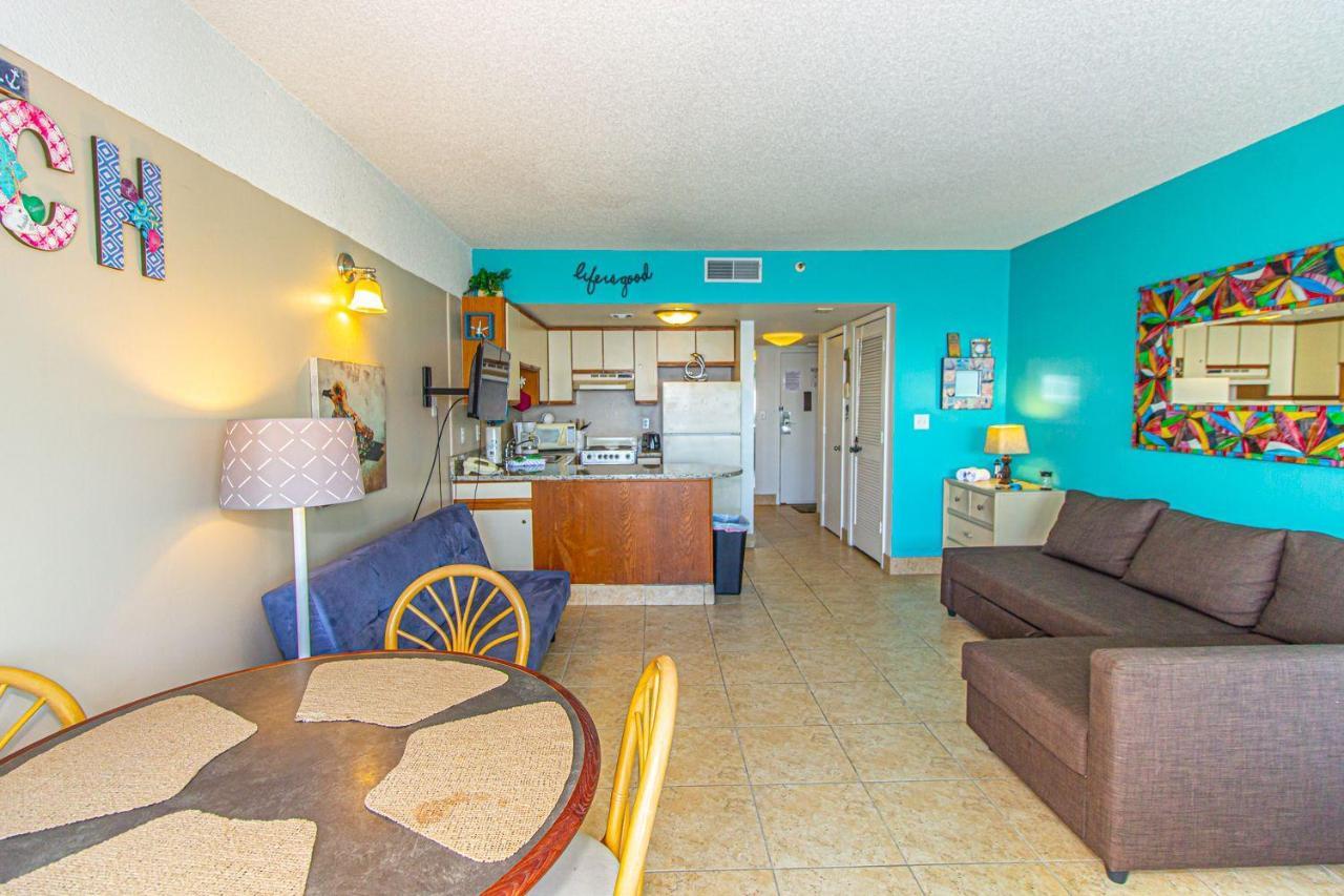 Ocean Front Studio With Amazing Views Palace Resort 1801 Sleeps 5 Guests Myrtle Beach Bilik gambar